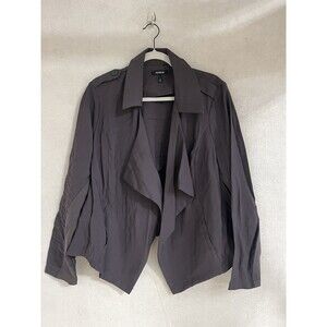 TORRID Plus Size 2x Twill Drape Open Cascade Jacket